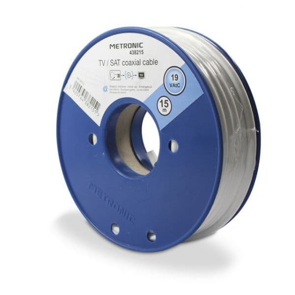 Metronic Cabo METRONI.COAXIAL-15M.BRANCO-438215