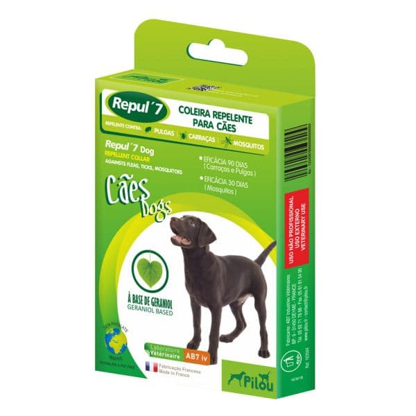 Pilou Repul´7 Coleira Repelente para Cão 60mm