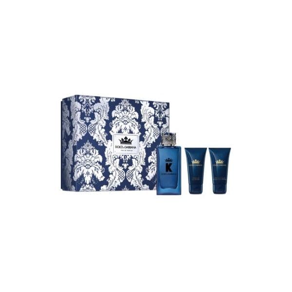 Dolce & Gabbana K by Dolce & Gabbana Man Eau de Parfum 100ml + Gel de Banho 50ml + Bálsamo After Shave 50ml Coffret