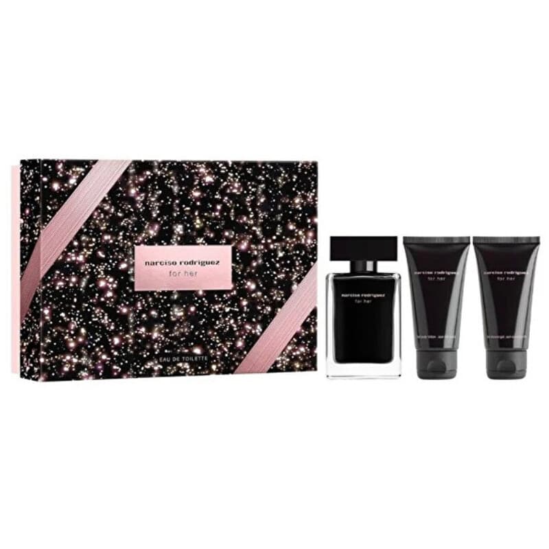 Narciso Rodriguez for Her Gift Set EDT 50 ml, Body Lotion 50 ml and Shower Gel 50 ml