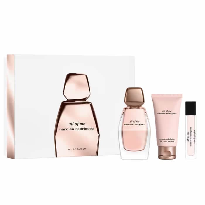 Narciso Rodriguez All Of Me Eau de Parfum 90 ml + Loção de Corpo 50ml + Eau de Parfume 10 ml