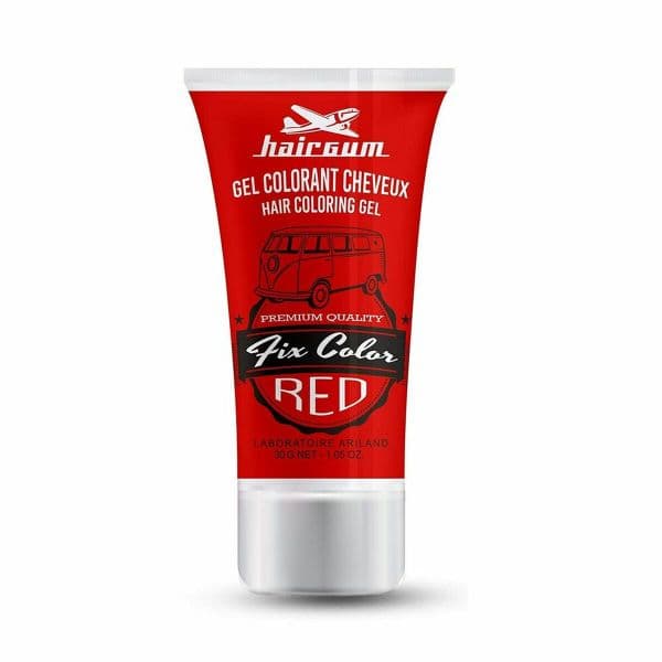Hairgum Fix Color Gel Colorante Vermelho 30ml