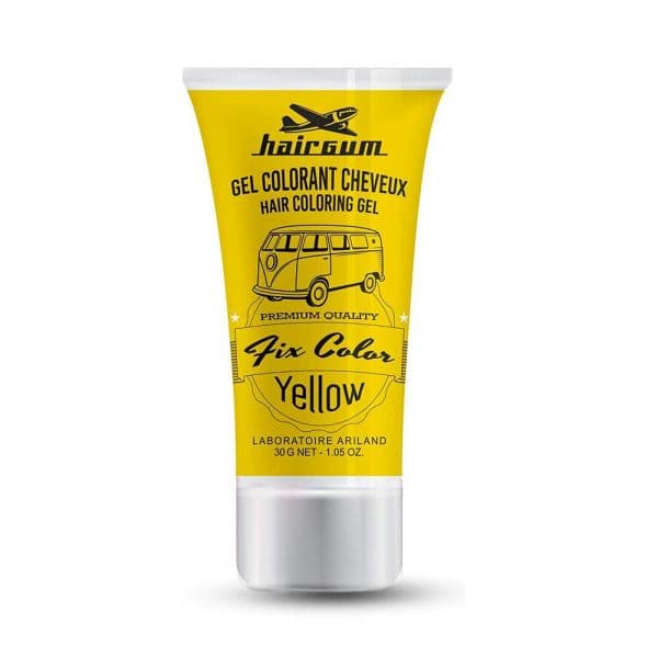 Hairgum Fix Color Gel Coloração Não Permanente Amarelo 30ml