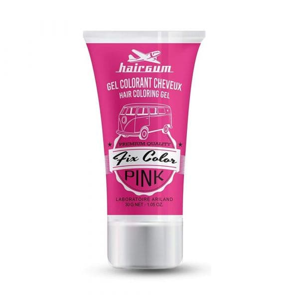 Hairgum Fix Color Gel Coloração Não Permanente Cor de Rosa 30ml