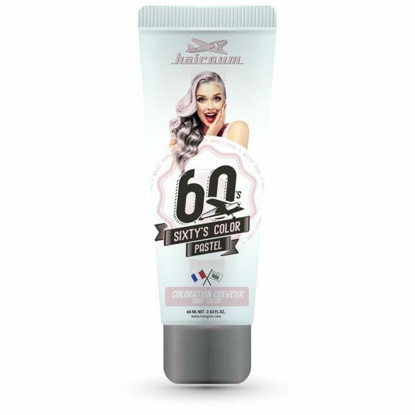 Hairgum Sixty's Color Coloração Semipermanente Cabelo Milky Pink 60ml