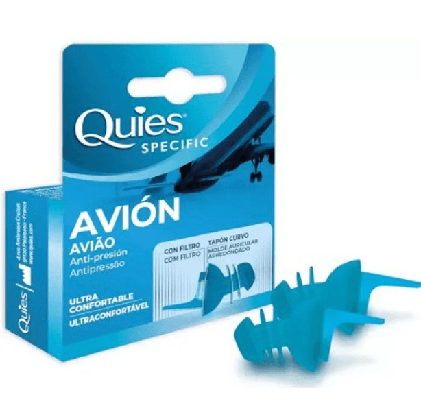 Quies Tampoes Aviao Adulto 1par