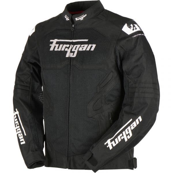 Furygan Casacos Atom Vented Evo Black White 2XL