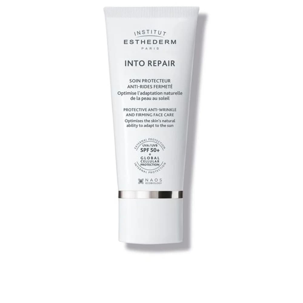 Esthederm Into Repair Protetor Solar Facial Anti-Rugas e Firmeza SPF50+ 50ml