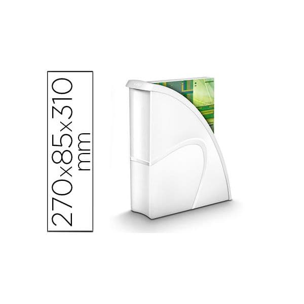 Cep Porta Revistas Plástico Uso Vertical / Horizontal Branco - 3462156740020