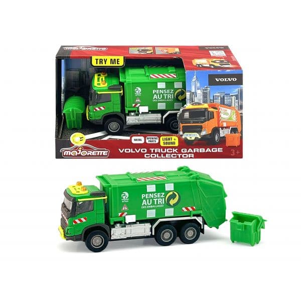 Majorette Camião de Lixo Verde Vert