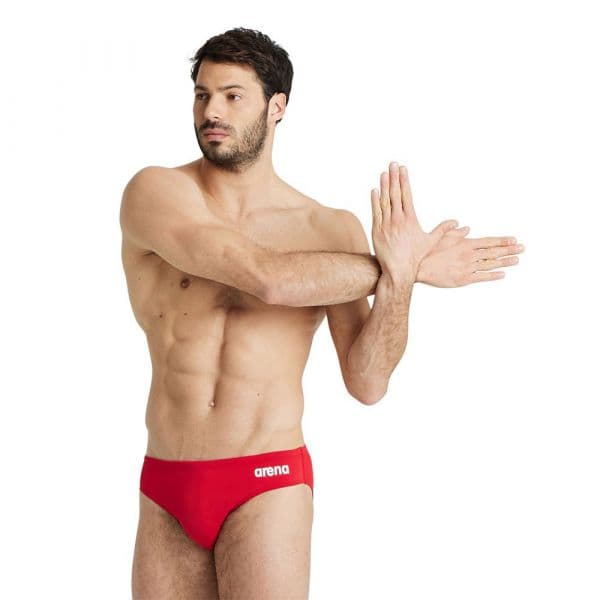 Arena Team Swim Solid Swimming Brief Vermelho 65 Homem