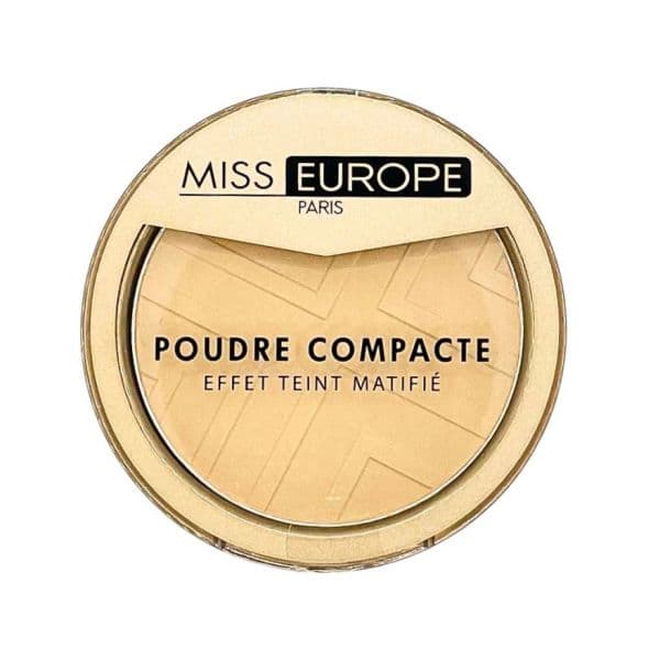 Miss Europe Paris Pó Compacto Nº01 Natural 12g