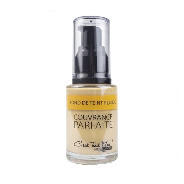 Miss Europe Base Fluid Foundation N°1 Bege Claro 30ml