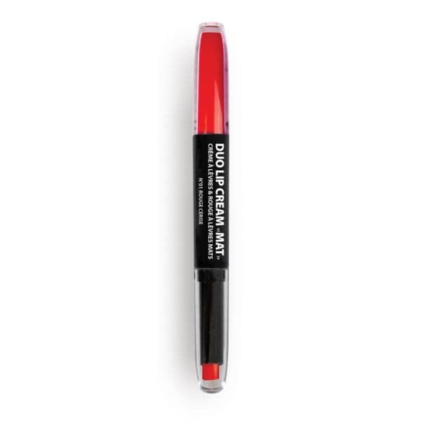 Miss Europe Paris Duo Lip Cream "Mat" N°01 Vermelho Cereja 1.4g + 1.1ml
