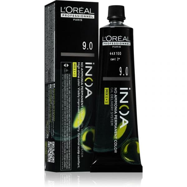 L'Oréal Professionnel Inoa Cor para Cabelo Permanente sem Amoníaco Tom 9.0 60ml