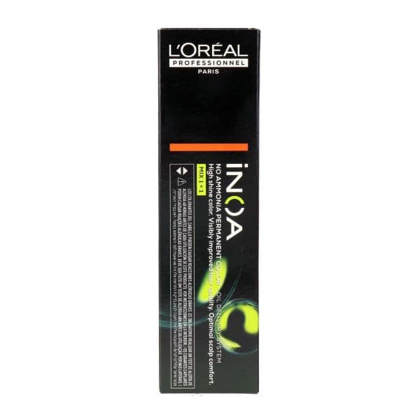 L'oreal Professionnel Paris Tinta Permanente Inoa Color Tom 7.43 Louro Acobreado Dourado 60g