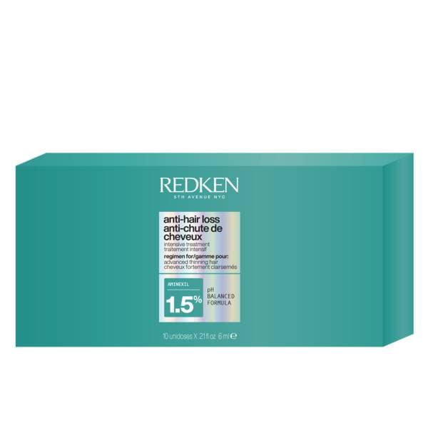 Redken Aminexil 1.5% Tratamento Intensivo Anti-Queda Ampolas 10x6ml