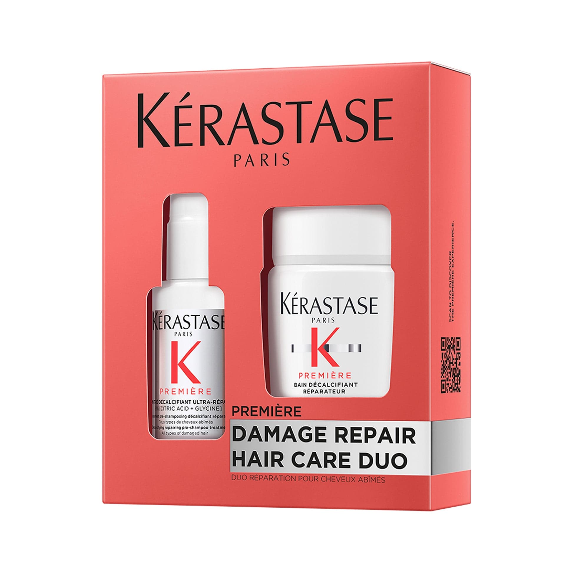 Kérastase Première Shampoo Reparador Descalcificante 80ml + Pré-Shampoo 45ml Pack