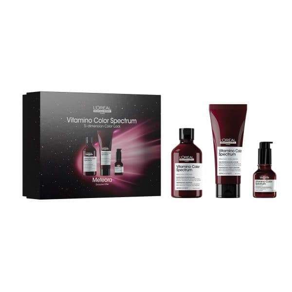 L'Oréal Professionnel Paris Vitamino Color Spectrum Shampoo 300ml + Condicionador 200ml + Sérum 50ml Coffret
