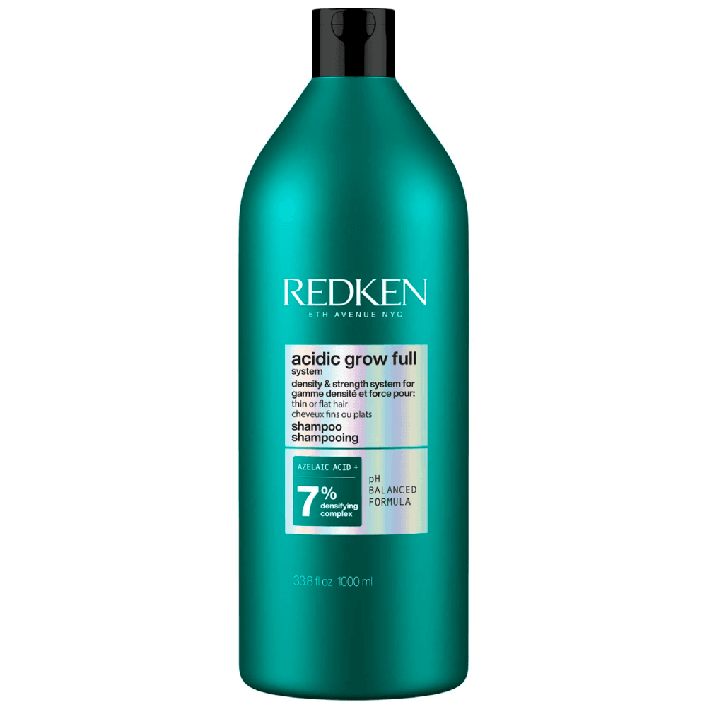 Redken Acidic Grow Full System Shampoo Densificador Cabelo Fino 1000ml