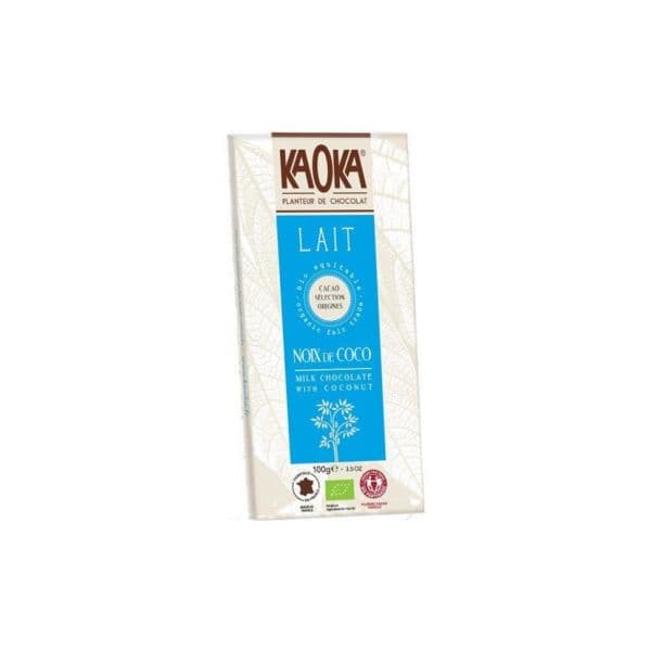 Kaoka Chocolate Leite Coco Bio Fair Trade 100g