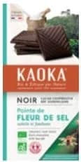 Kaoka Chocolate Preto 70% Cacau Flor Sal Bio Trade 100g