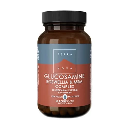 Terra Nova Glucosamine, Boswellia & MSM Complex 50 Cápsulas