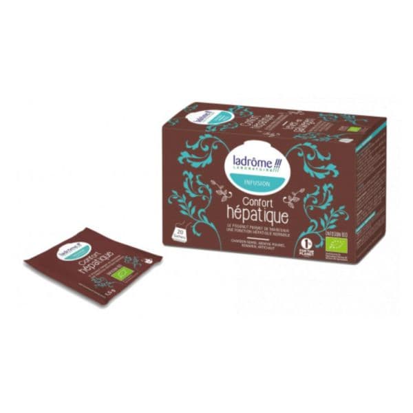 Farmoplex Ladrôme Infusão Conforto Hepático Bio 20 Saquetas