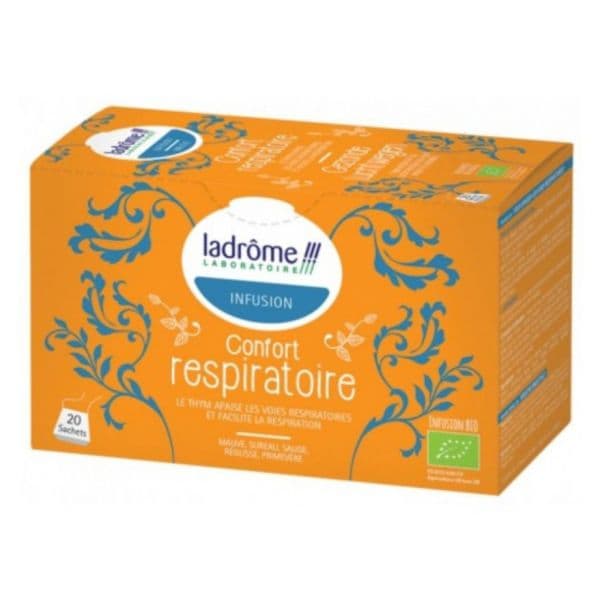 Farmoplex Ladrôme Infusão Conforto Respiratório Bio 20 Saquetas