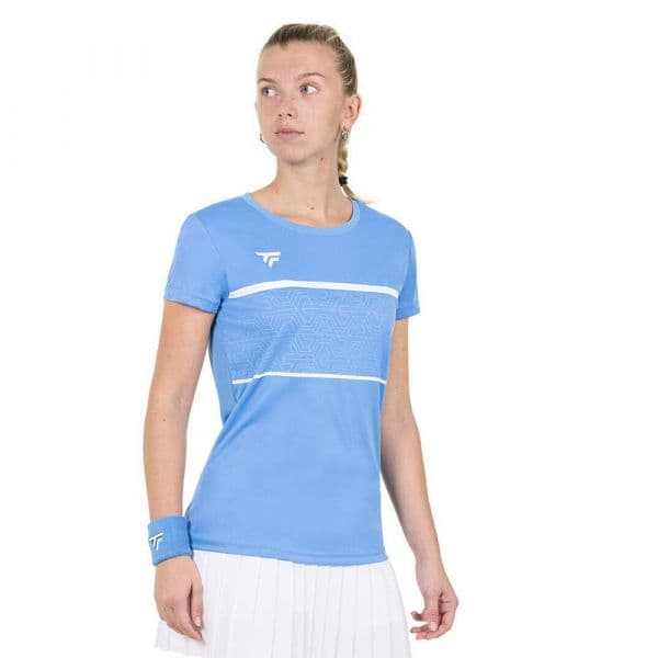 Tecnifibre Team Tech Short Sleeve T-shirt Azul S Mulher