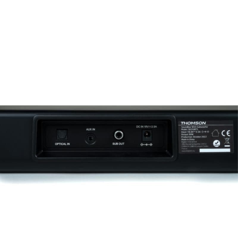THOMSON SOUND BAR + SUB 2.1 BT 5.0 300W BLACK SB350BTS