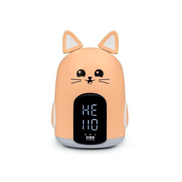 BigBen Despertador e Luz de Presença RKIDSCAT L.CAT-MIA Laranja/Salmão Gato