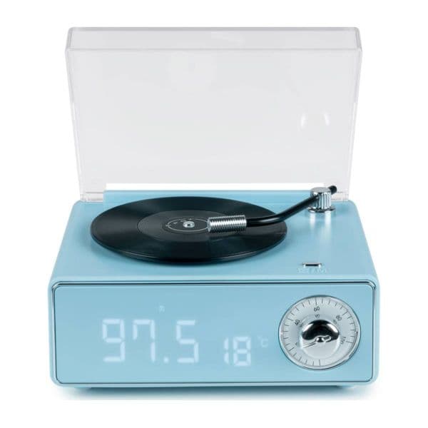 Big Ben EPOK BTTDMINIBL Coluna Bluetooth Retro Despertador Azul