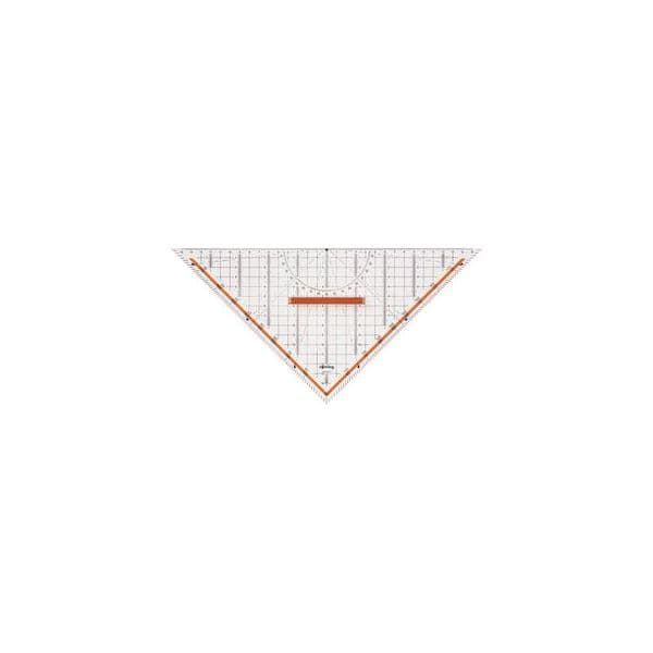 Rotring Esquadro c/ Dois Ângulos de 45° Hipotenusa 32cm 1 Un.