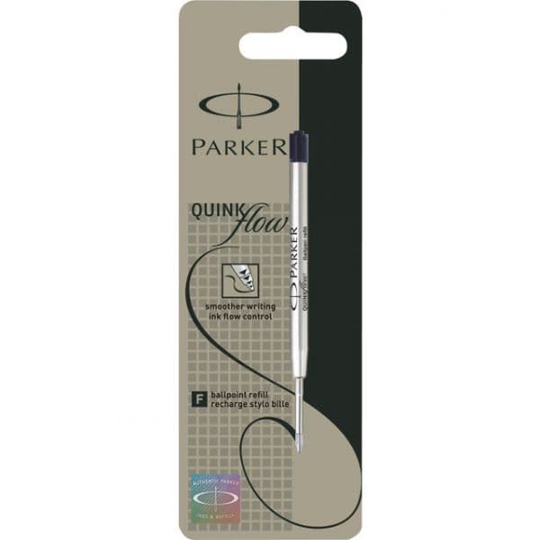 Parker Blister de Recarga p/ Caneta Esferográfica Quickflow Preto Fino