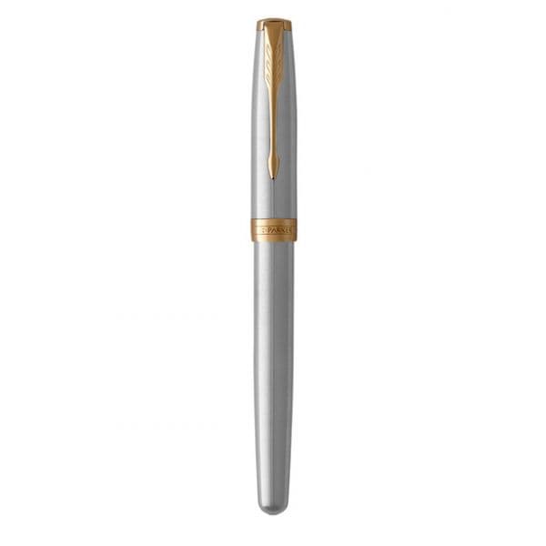 Parker Caneta Roller Sonnet Aço Gt Acero