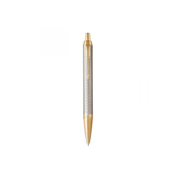 Parker Esferográfica Im Premium Warm Silver/gold Finish Gt Azul