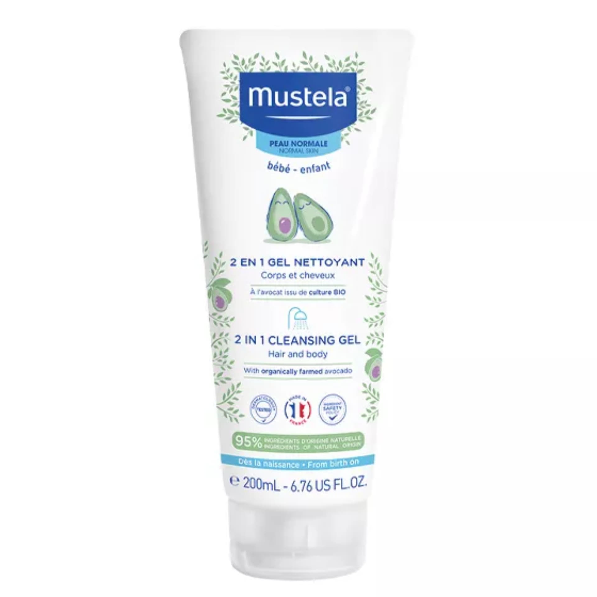 Mustela Gel Lavante 2 em 1 Corpo & Cabelo 200ml