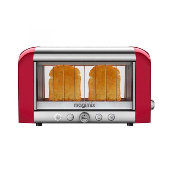Magimix Torradeira Vision Chrome Vermelho