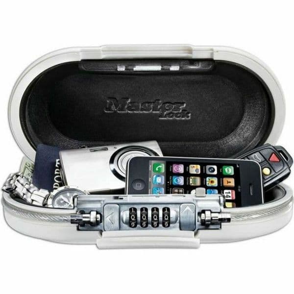 Master Lock Cofre Portátil Nomad Safe 5900EURDWHT