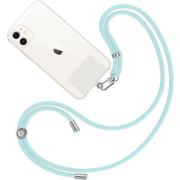 Cordão para Capa de Telemóvel Verde Água