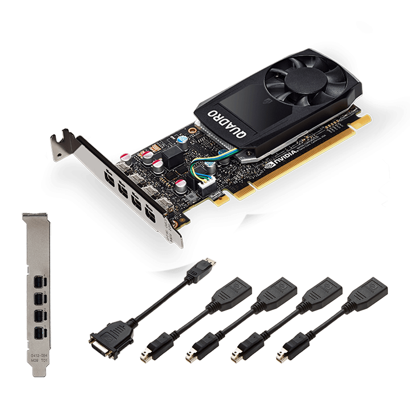 VGA PNY NVIDIA QUADRO P1000 V2 4GB GDDR5 PCIE 3.0 16X 4 MINIDP1.4