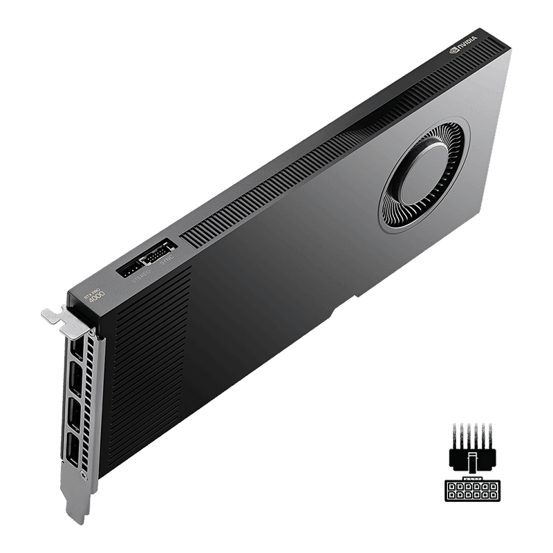 PNY Quadro RTX PRO 4000 Blackwell 24GB GDDR7 4xDP(oem)