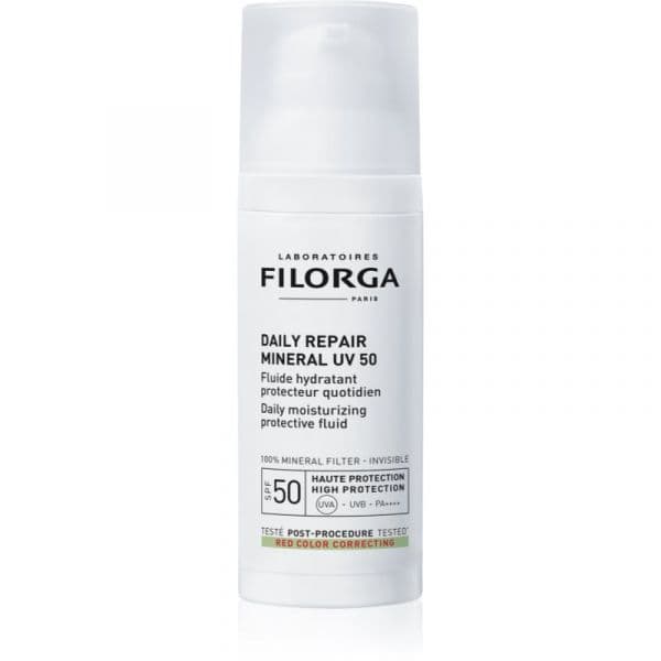 Protetor Solar Filorga Daily Repair Mineral UV Fluido Pele Sensível SPF50 50ml