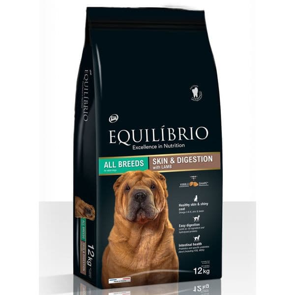 Equilíbrio Adult Skin & Digestion Lamb 12Kg