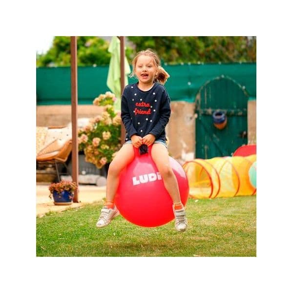Ludi Bola Saltitona Anti Derrapante XXL Vermelho