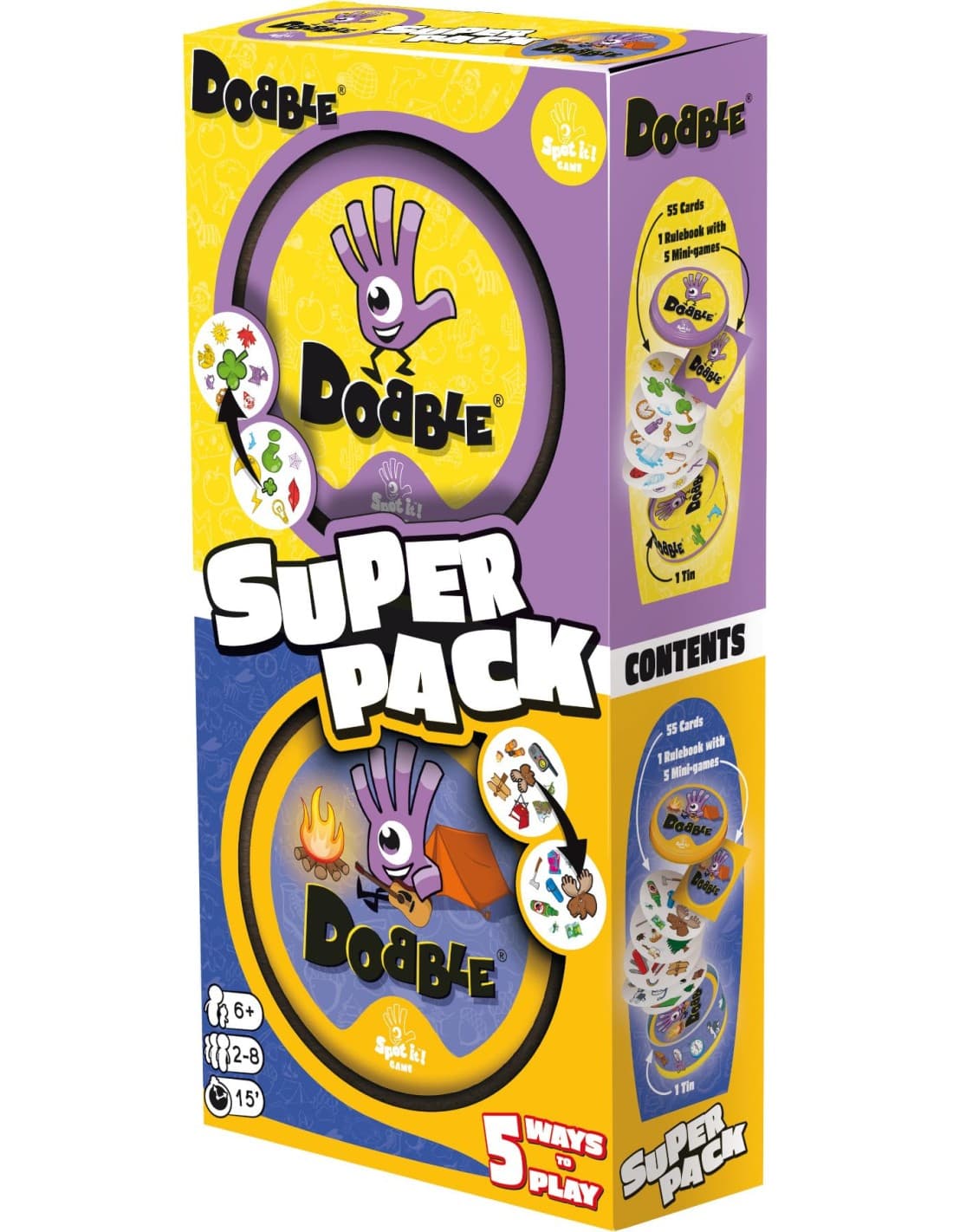 Dobble Super Pack (Camping+Classic) (Big Box Eco Version)
