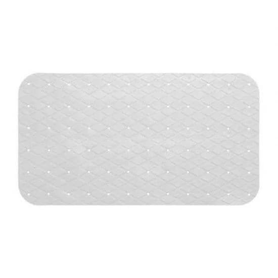 Tapete duche interior retangular antiderrapante branca 69x39cm refª 01859 5FIVE