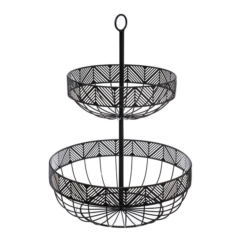 FRUTEIRO DE DOIS ANDAR METAL PRETO