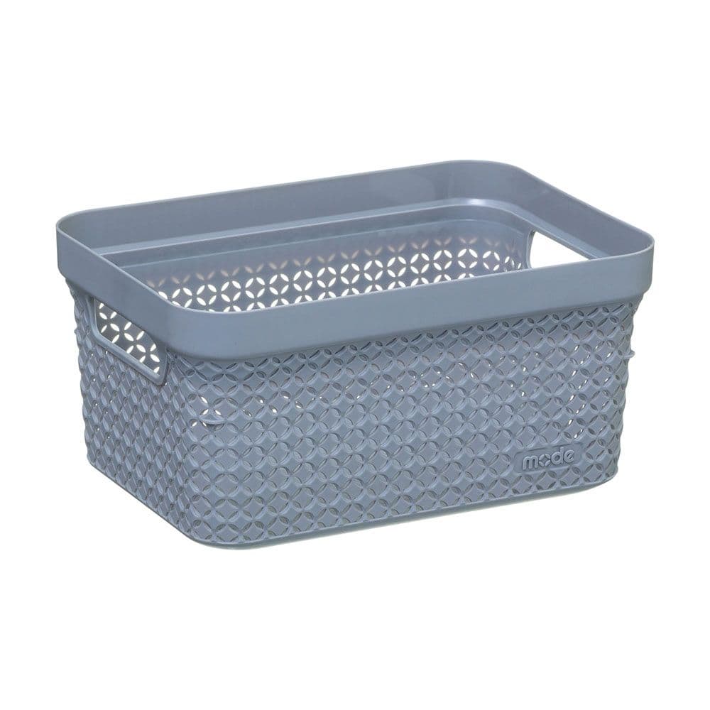 CESTO PARA ROUPA COR CINZENTO 17L 37,5X26X21,3CM